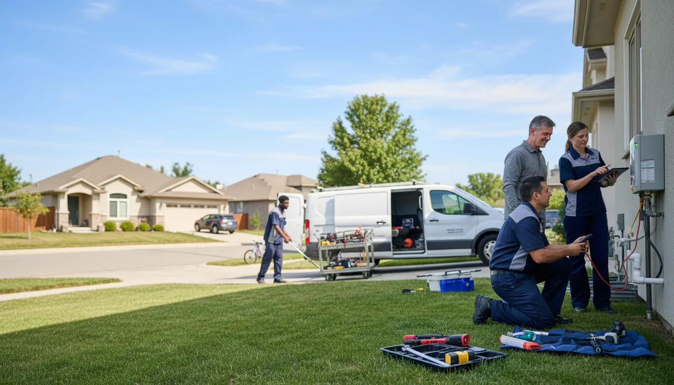 Tankless water heater service in North Zulch, TX